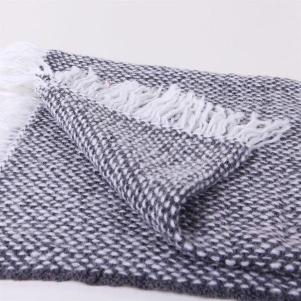 Ta17511 Örgü Koltuk Şalı Füme