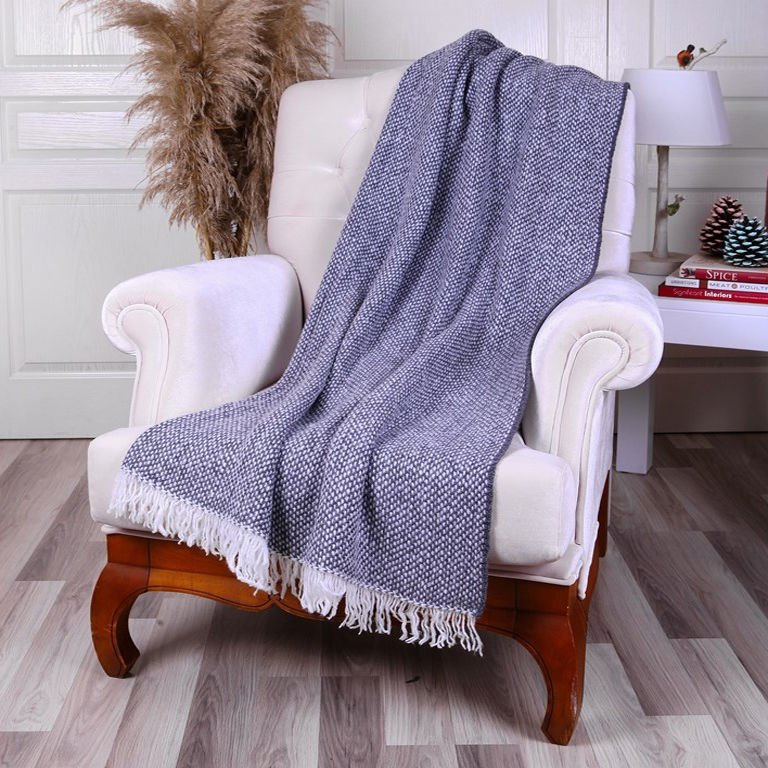 Ta17511 Örgü Koltuk Şalı Füme