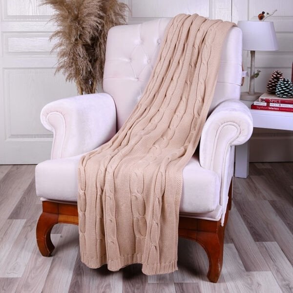 Tp14022 Örgü Koltuk Şalı Başak