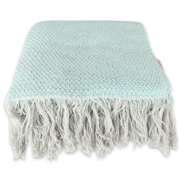 Örgü Koltuk Şalı Mint