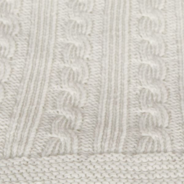 Bb15003 Örgü Bebek Battaniye Ekru