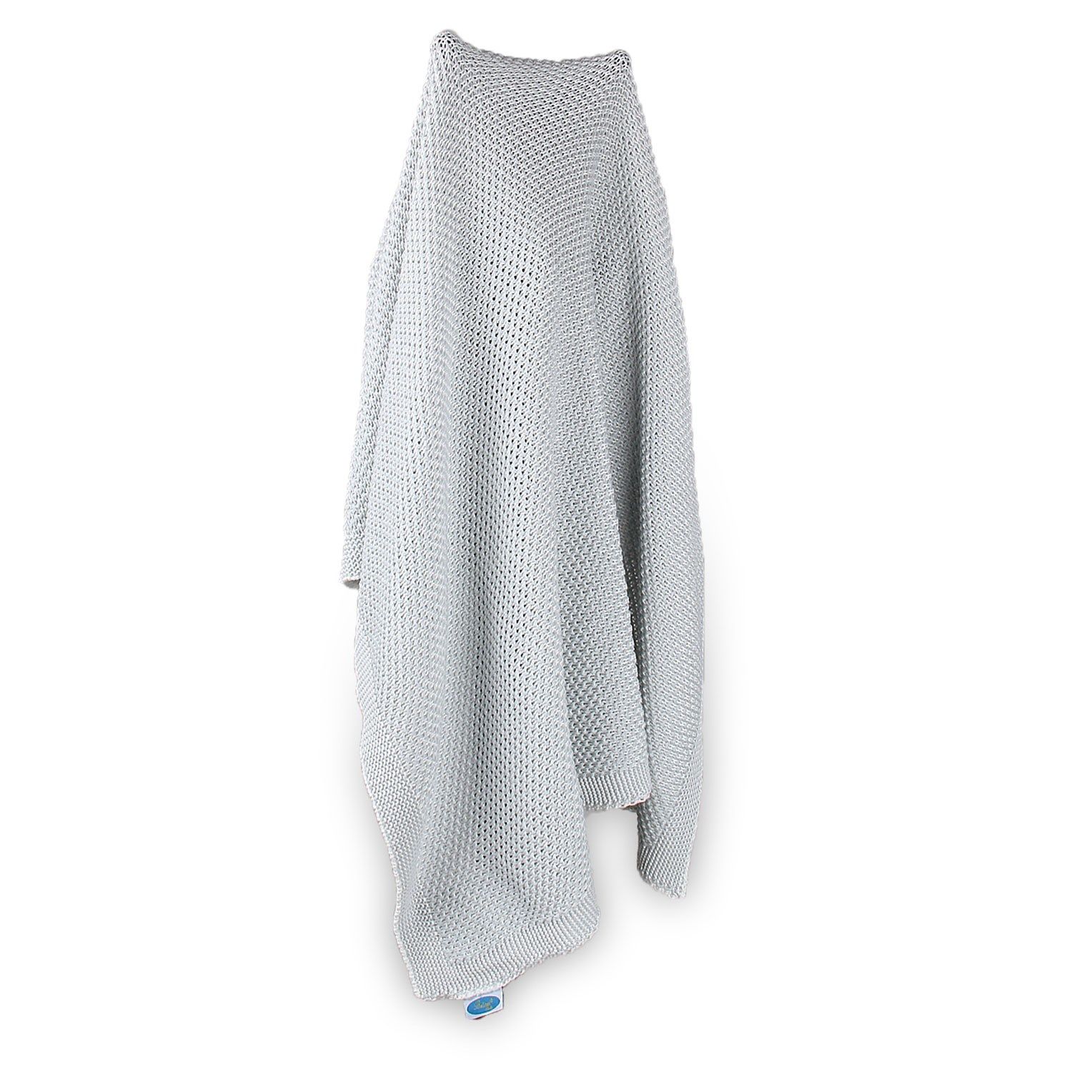 BB15005 Örgü Bebek Battaniye Mavi