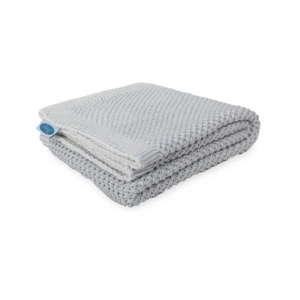 BB15005 Örgü Bebek Battaniye Mavi