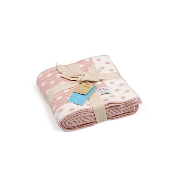 Bb16002 Örgü Bebek Battaniye Pembe