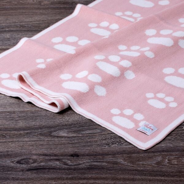 Bb16007 Örgü Bebek Battaniye Pembe