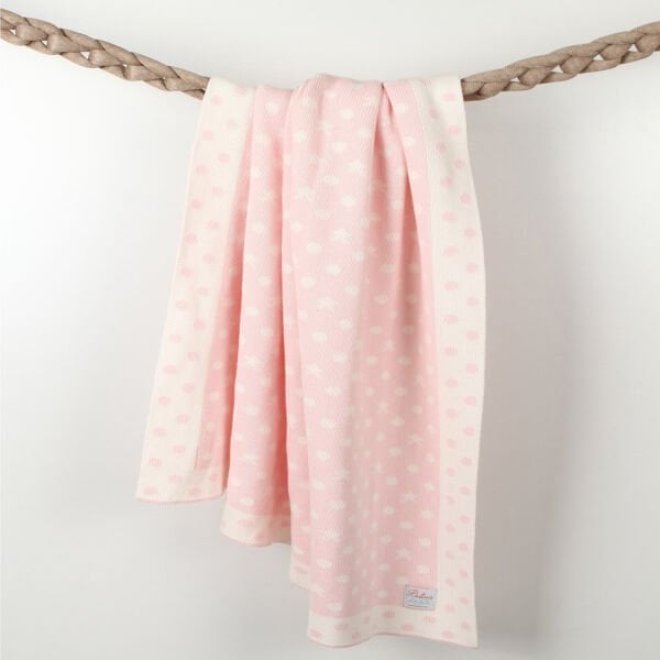 Bb16003 Örgü Bebek Battaniye Pembe