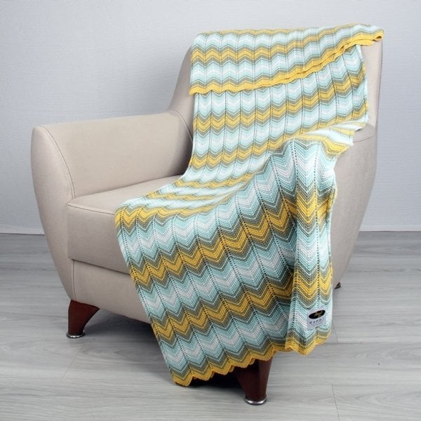 Örgü Koltuk Şalı Throw