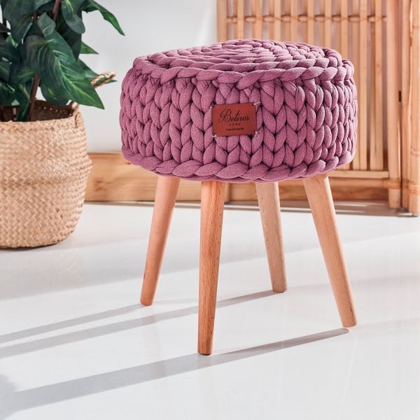 Aigai Örgü Puf MÜRDÜM