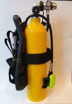 Tekne Scuba Set 3 Litre - Çantasız - Sarı