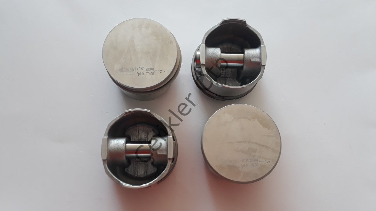Piston Segman Takımı 0,50 Dacia Logan Sandero Clio Symbol 1,4 8V K7J 7701478543