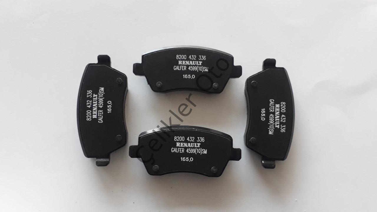 Ön Fren Balatası Clio 3 Modüs Clio 4 Megane 4 Dacia Logan Dokker Duster Lodgy 410608481R