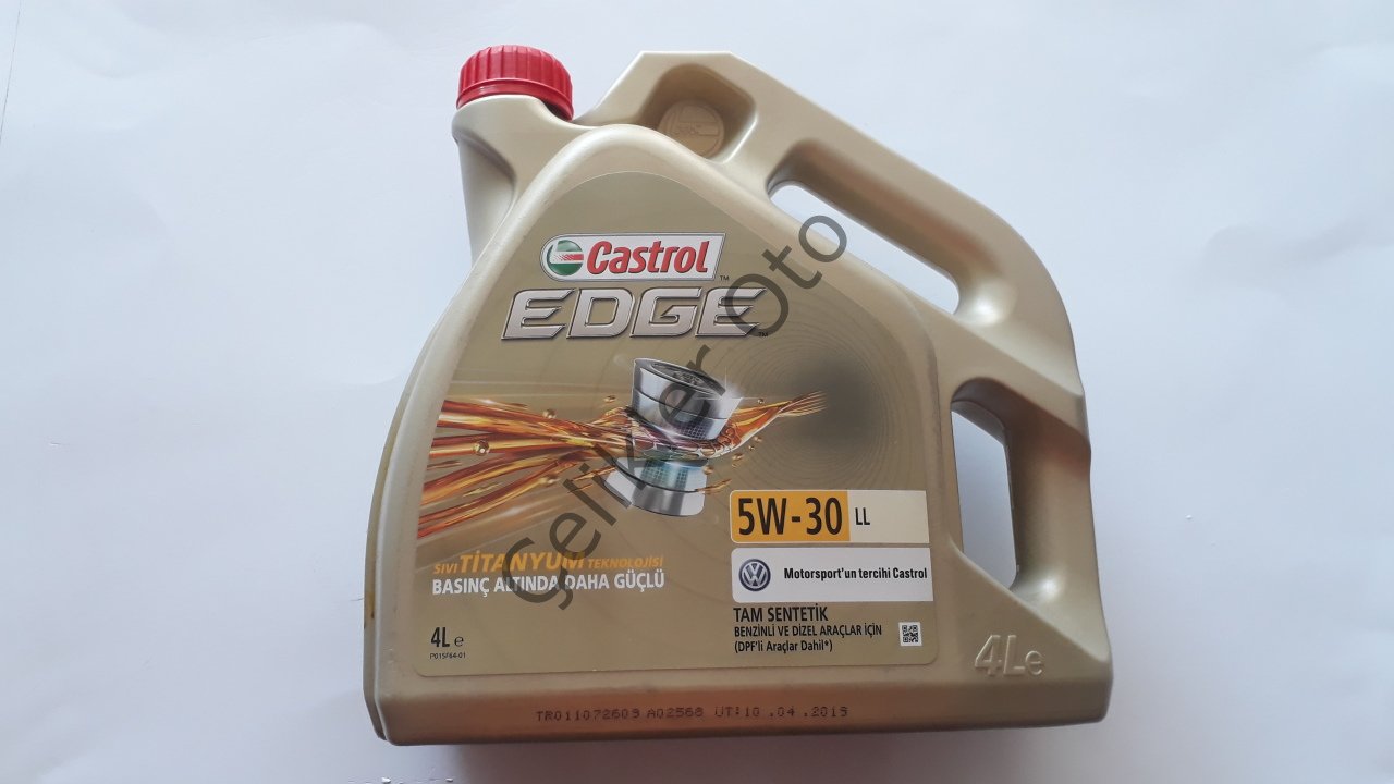 Castrol Edge Motor Yağı 5W30 4LT Tam Sentetik