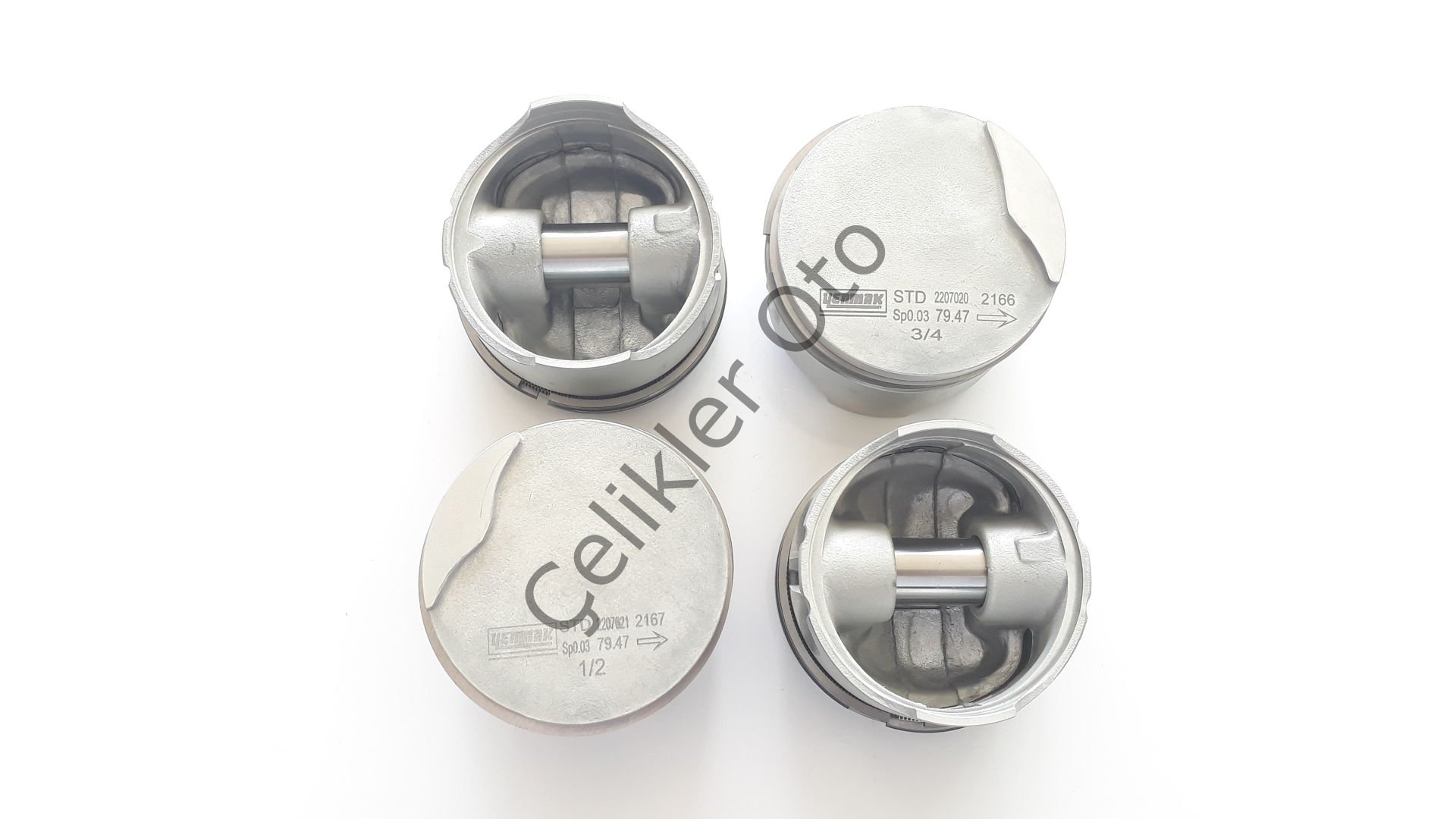 Piston Segman Takımı Standard R19 Megane Clio 1,6 8V K7M 7701472685