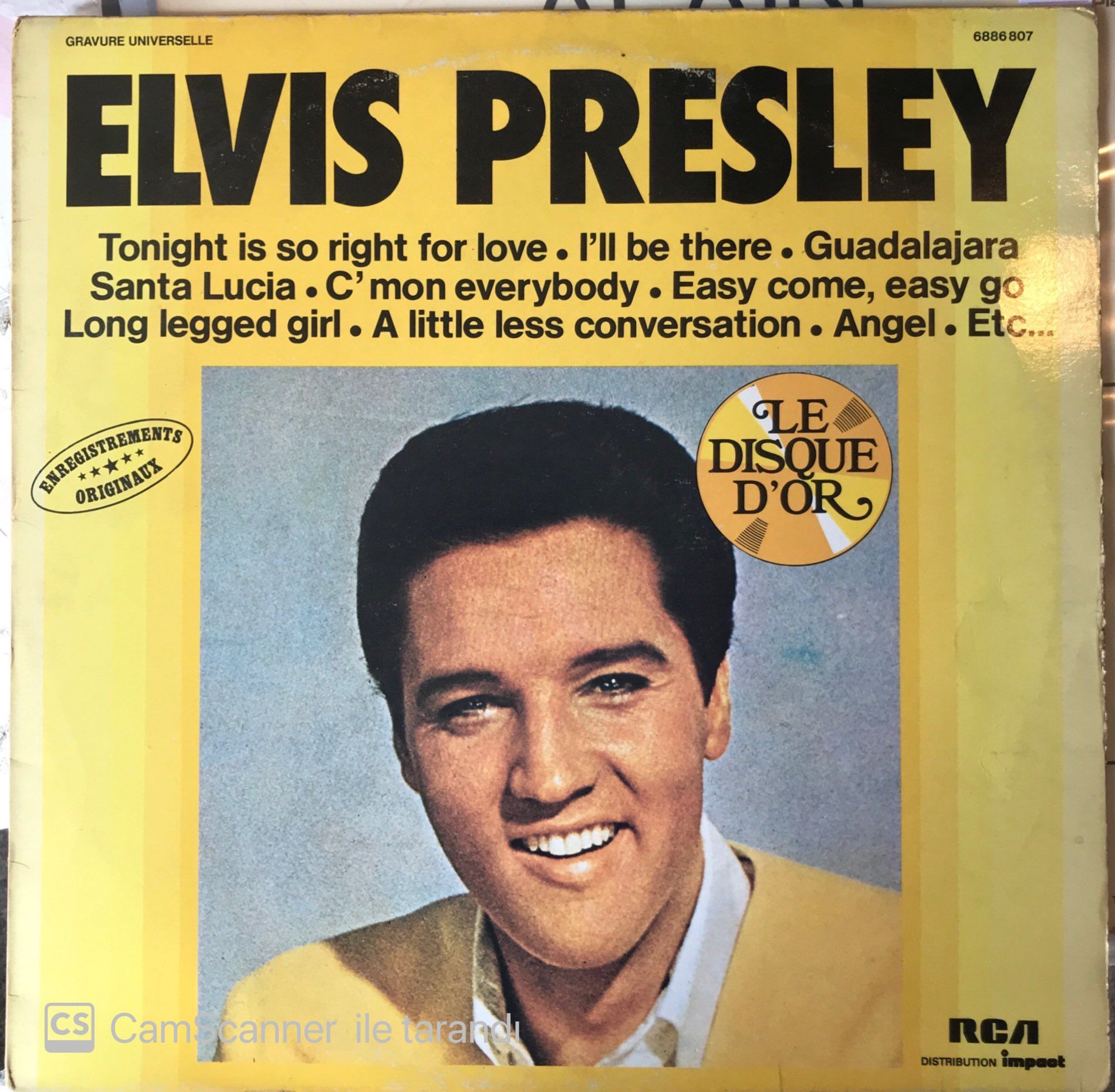 Elvis Presley - Tonight Is So Right For Love LP