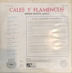 Andres Batista Cales Y Flamencos LP