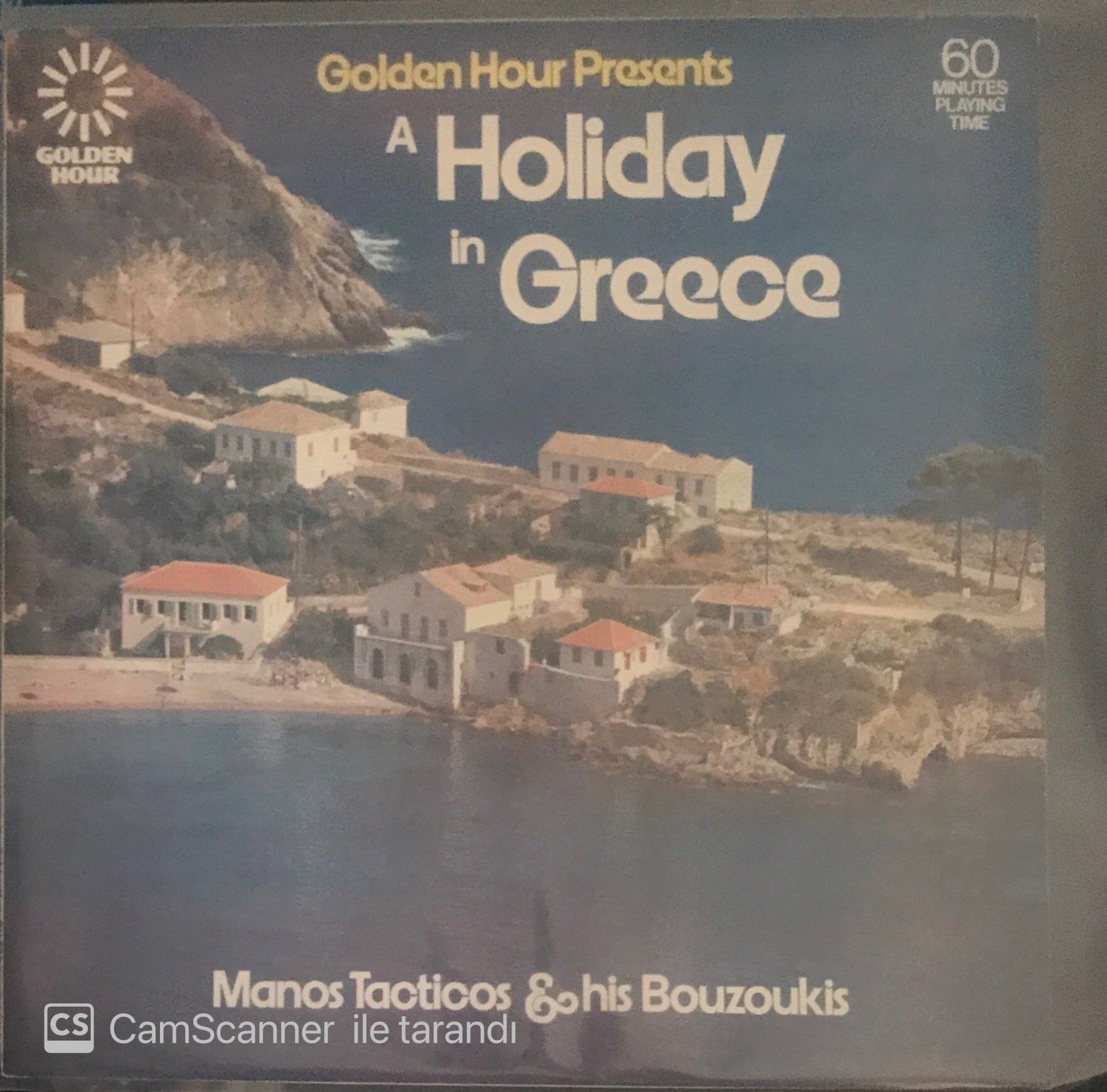 Manos Tacticos And His Bouzoukis A Holiday In Greece LP