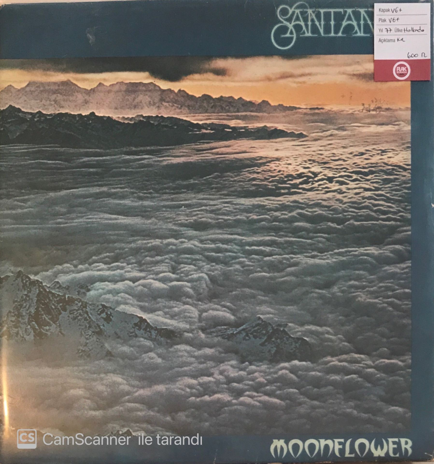 Santana Moonflower Double  LP