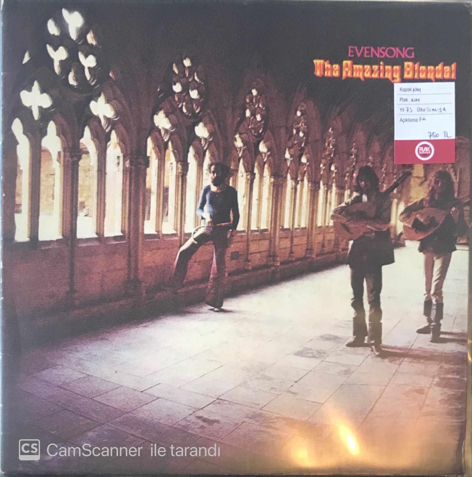 Evensong - The Amazing Blondel LP