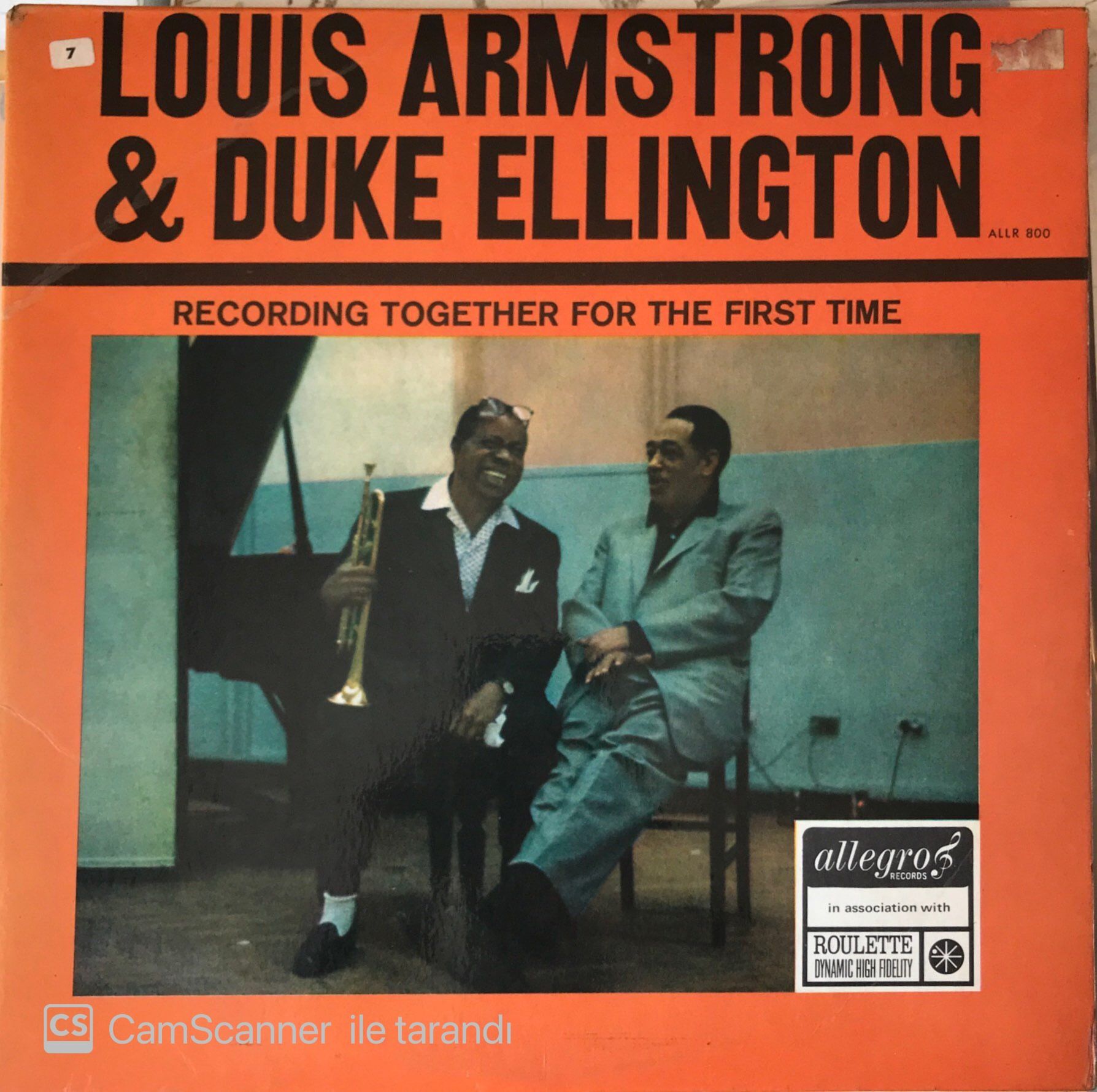 Louis Armstrong & Duke Ellington LP