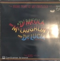 John McLaughlin Al Di Meola Paco De Lucia Friday Night In San Francisco LP