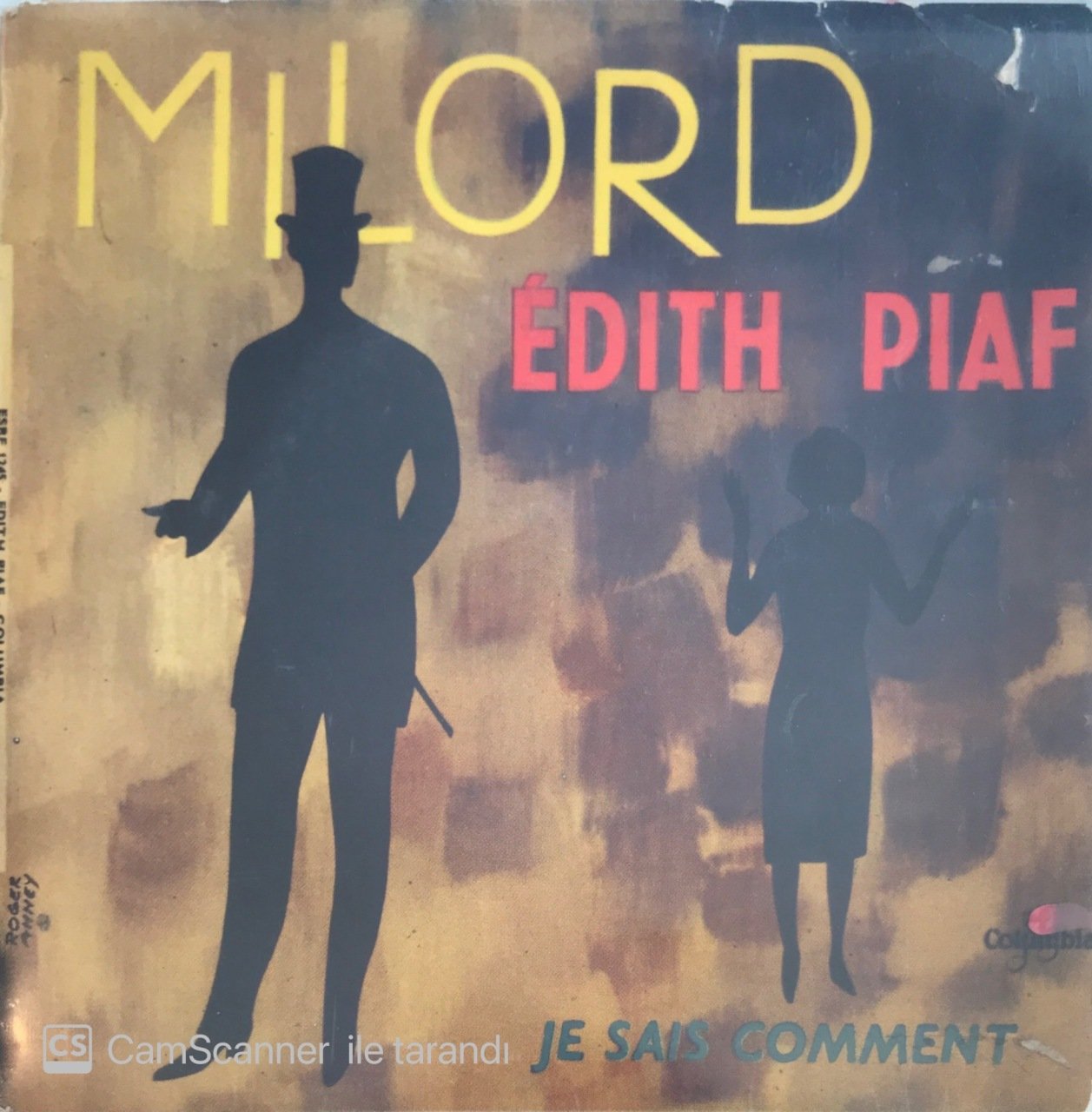 Edith Piaf Milord 45lik