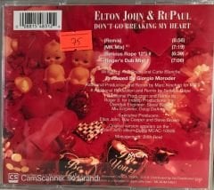 Elton John & Rupaul - Don't Go Breaking My Heart CD