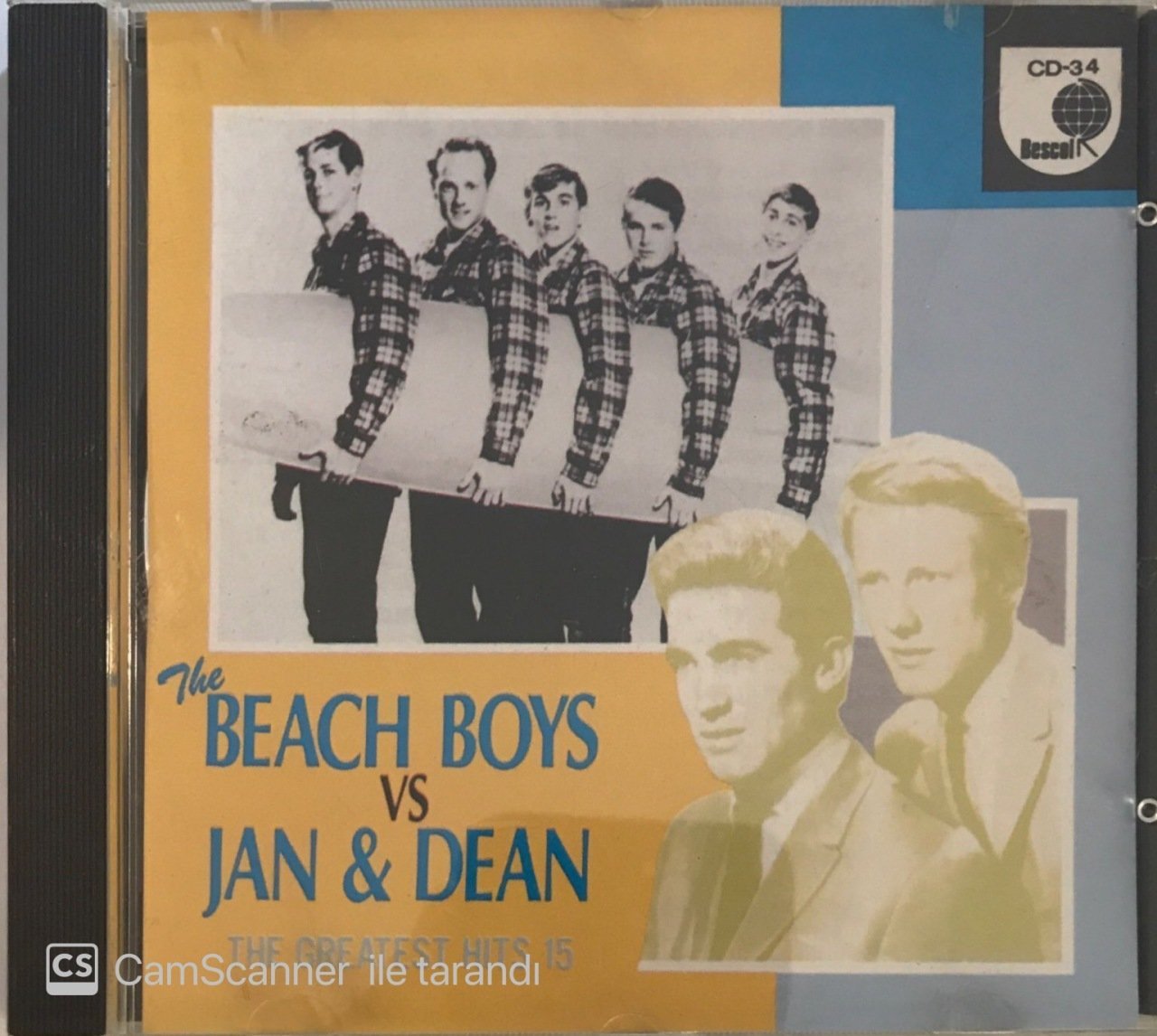 The Beach Boys Vs. Jan And Dean The 15 Greatest Hits CD