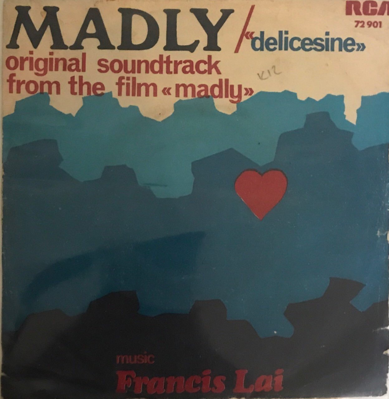 Francis Lai Madly ''Delicesine'' Original Soundtrack 45lik