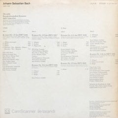 Bach Die Sechs Branden Burgischen Konzerte Çift LP