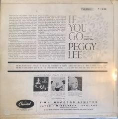 Peggy Lee - If You Go LP