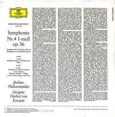 Peter Tschaikowsky - Symphonie Nr. 4 F-Moll OP.36 , Berliner Philharmoniker - Herbert Von Karajan LP