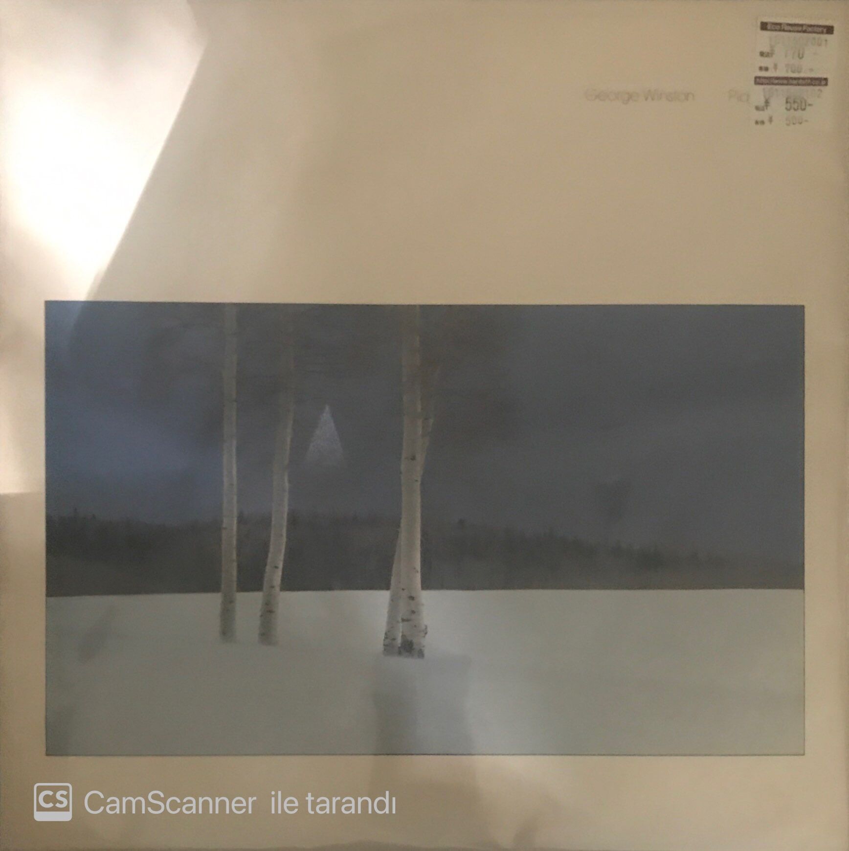 George winston december japon bask lp plak sat n al
