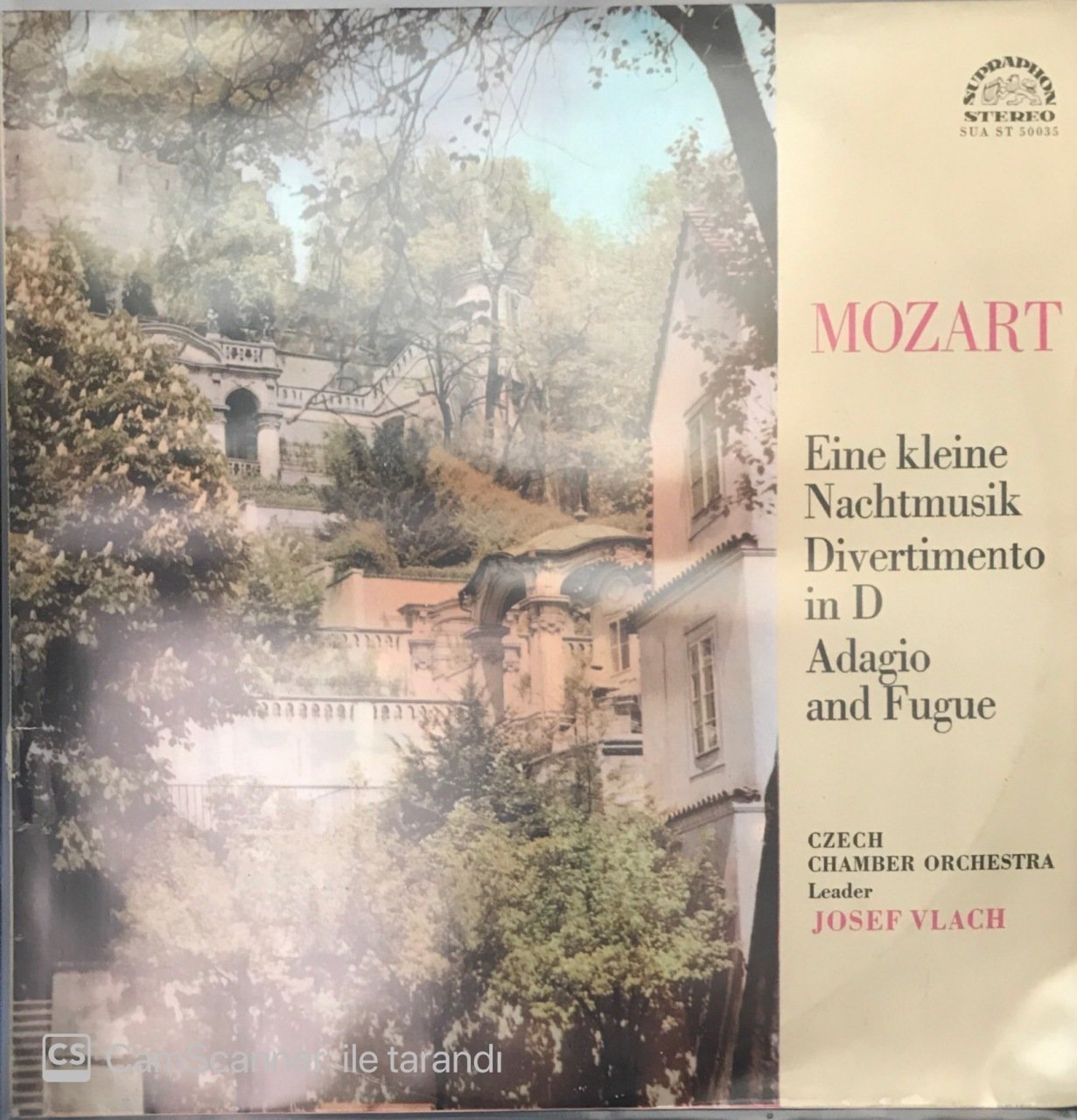 Mozart Eine Kleine Nachtmusik Divertimento In D Adagio And Fugue LP