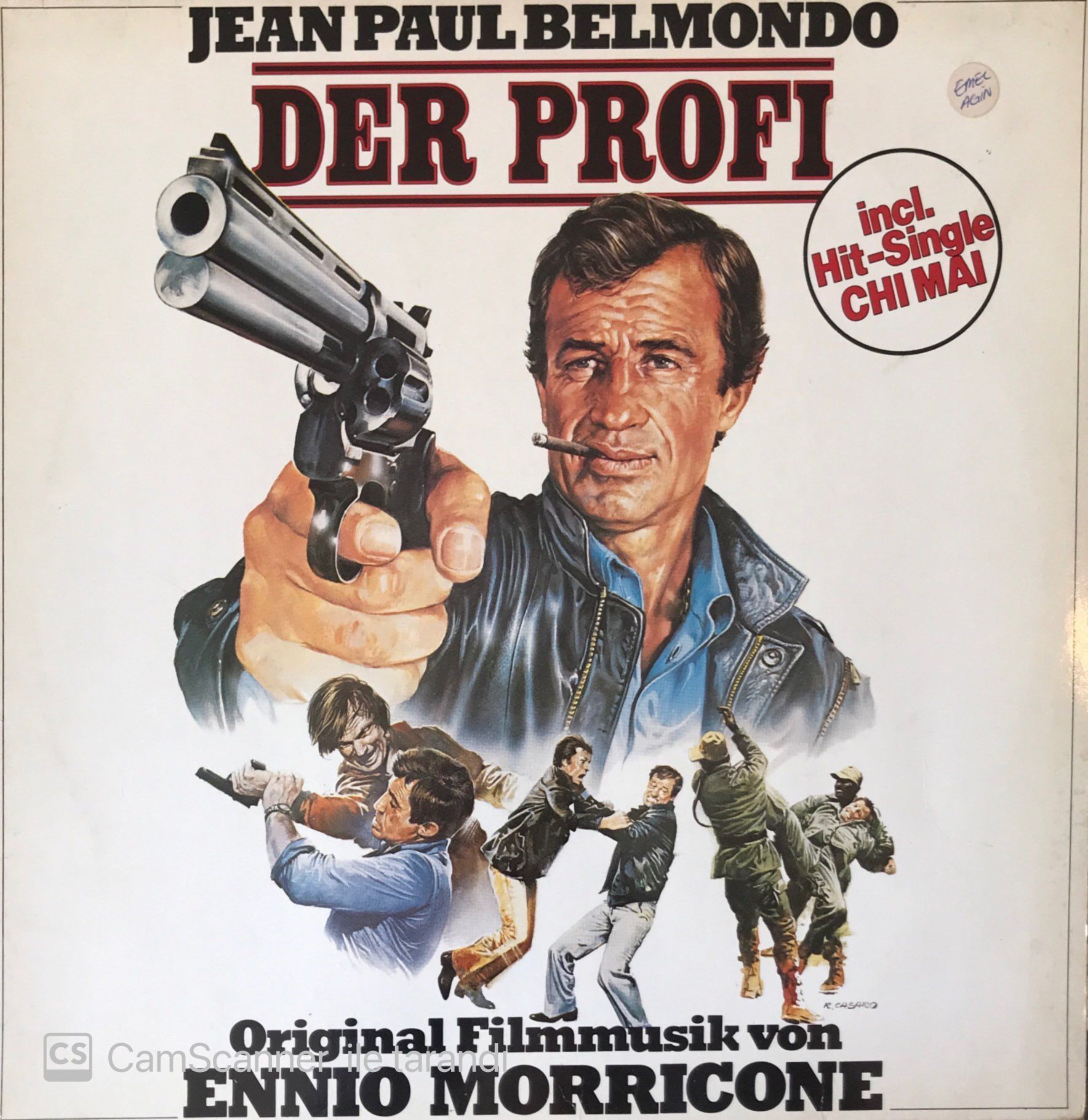 Jean Paul Belmondo Der Profi Ennio Morricone Soundtrack LP