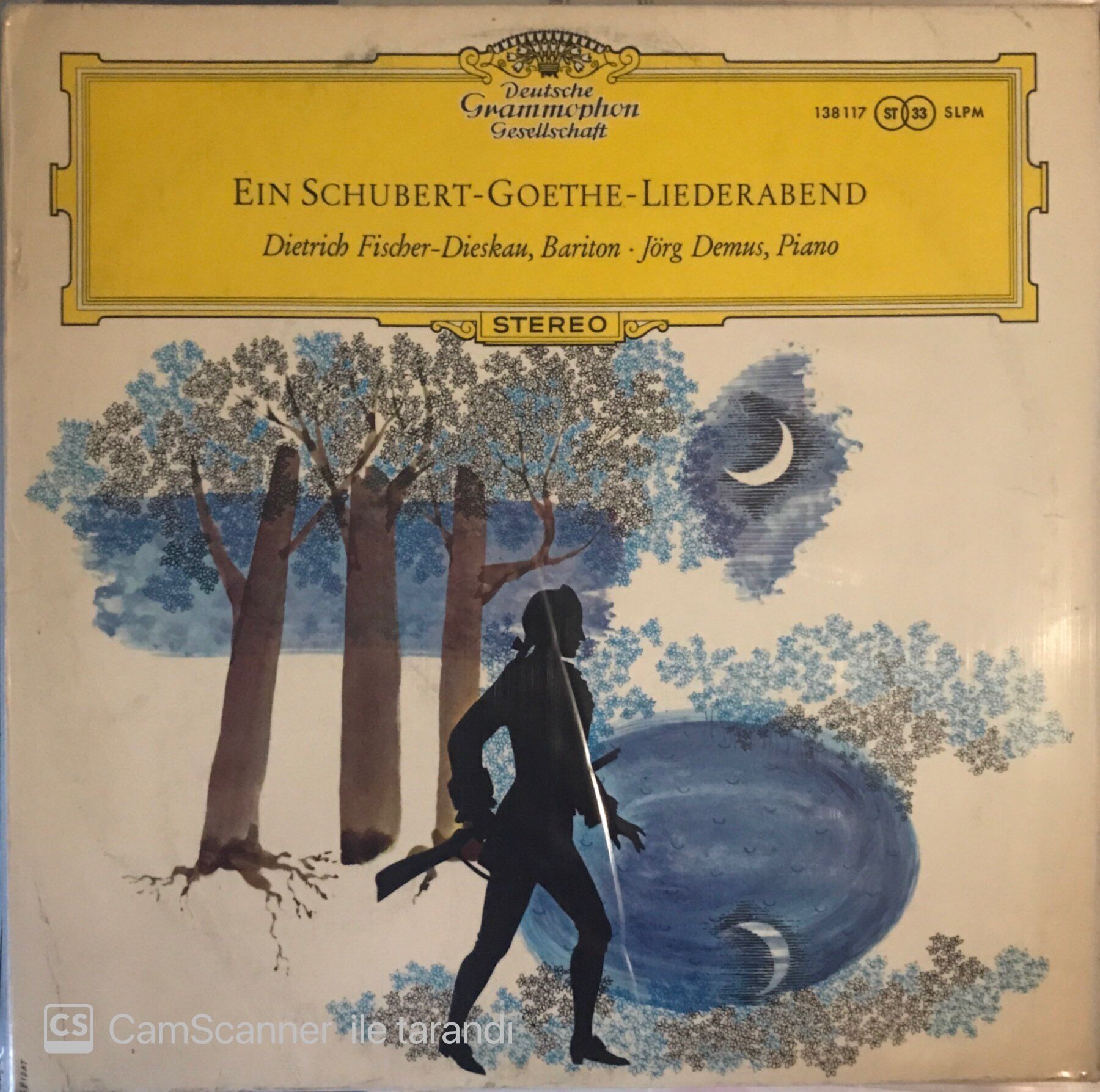 Ein Schubert - Goethe - Liederabend Recıtal Schubert Goethe LP