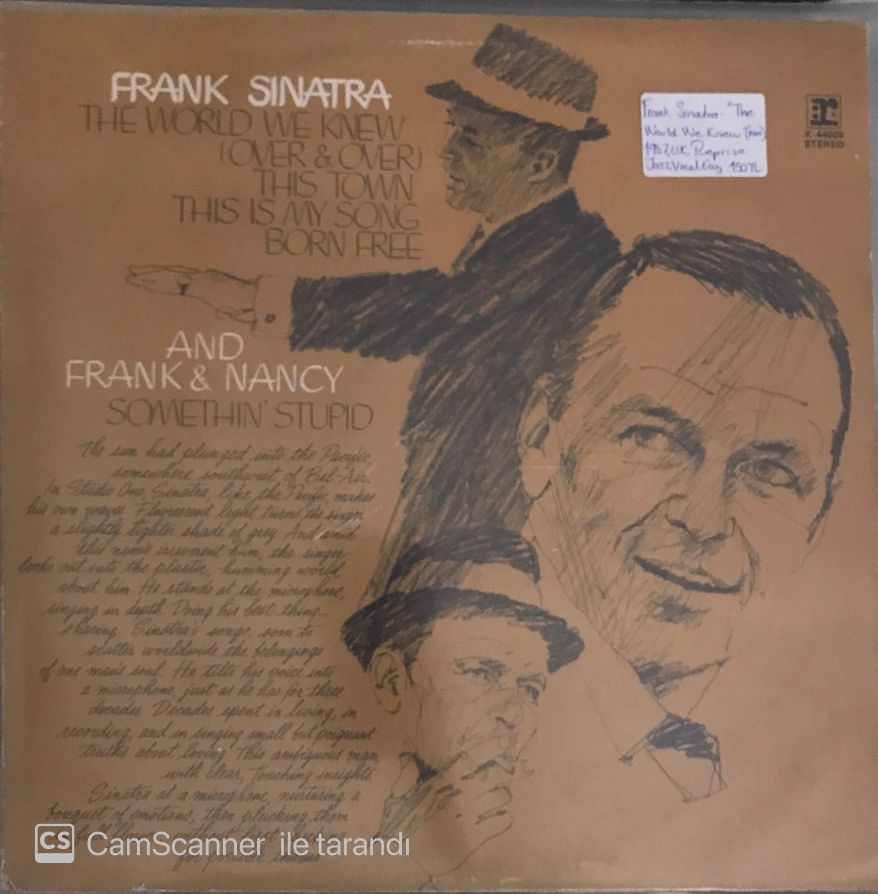 Frank Sinatra The World We Knew LP