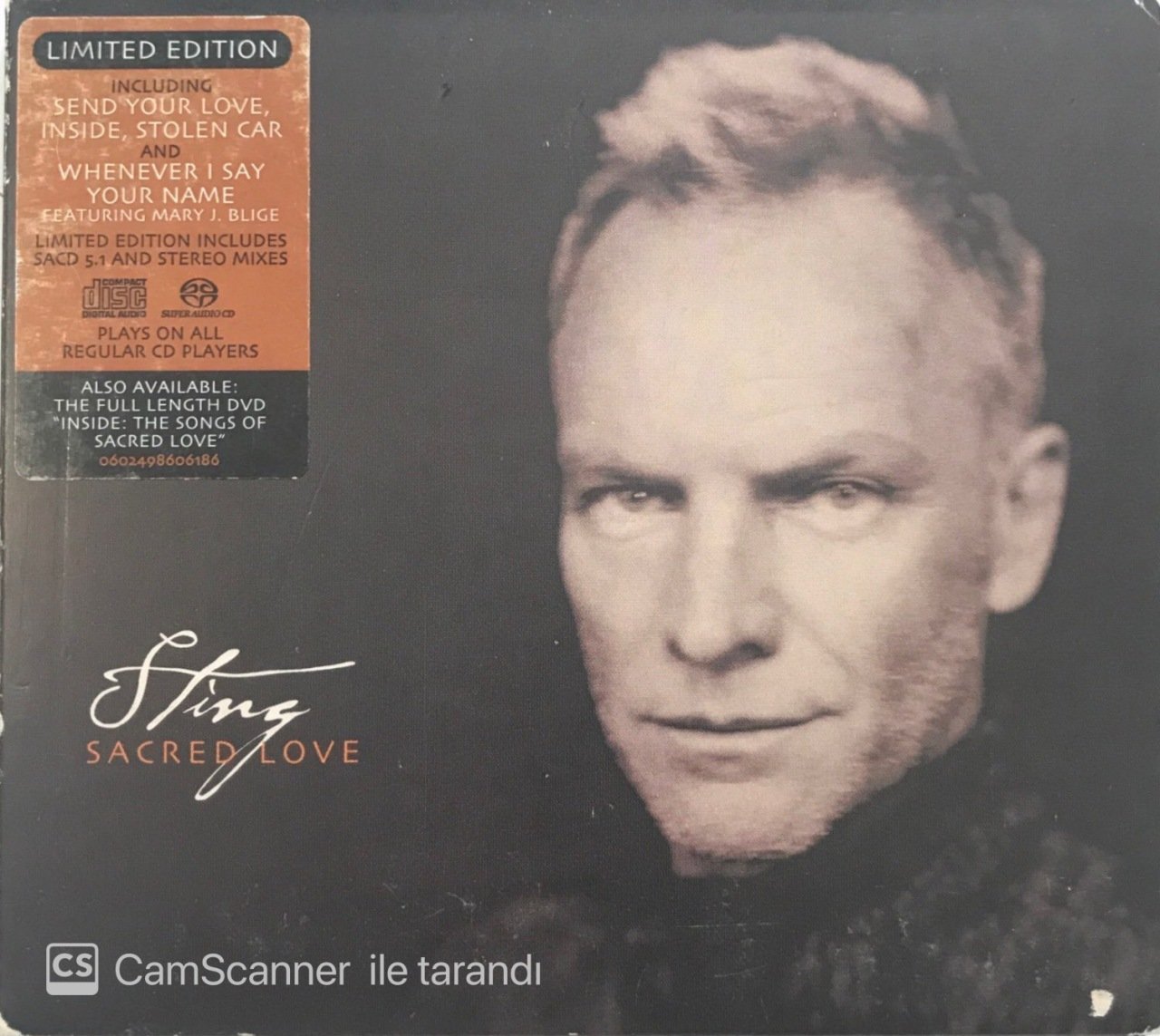 Sting Sacred Love CD