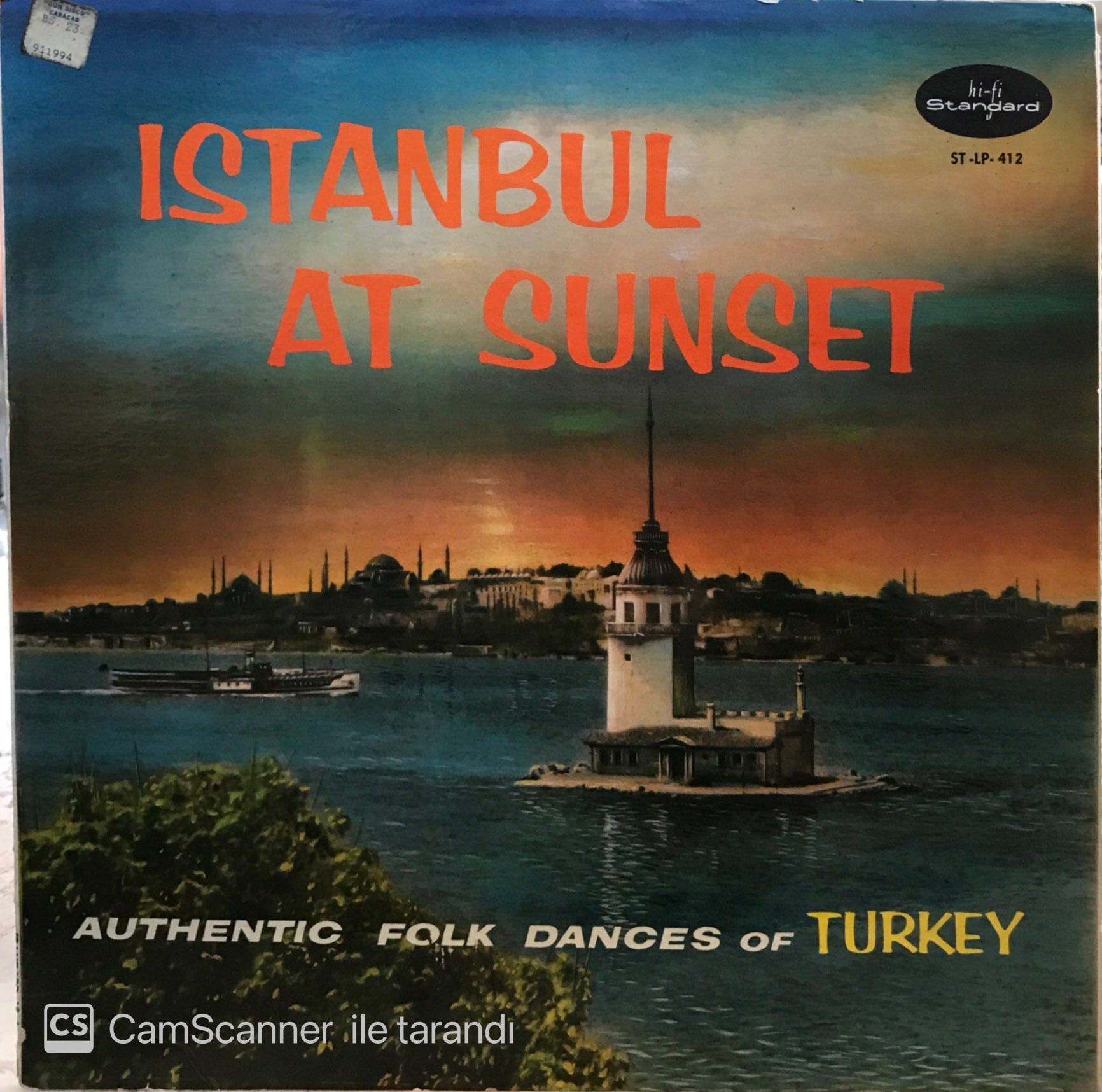 İstanbul At Sunset - Authentic Folk Dances Of Turkey LP