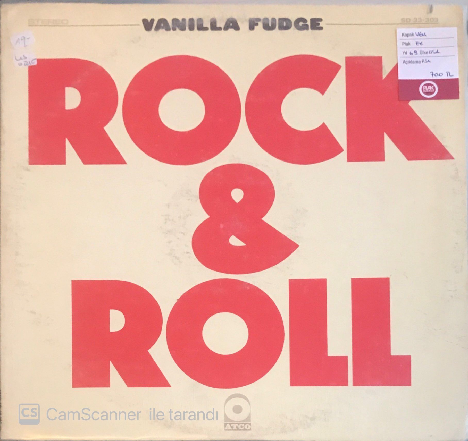 Vanilla Fudge - Rock & Roll LP