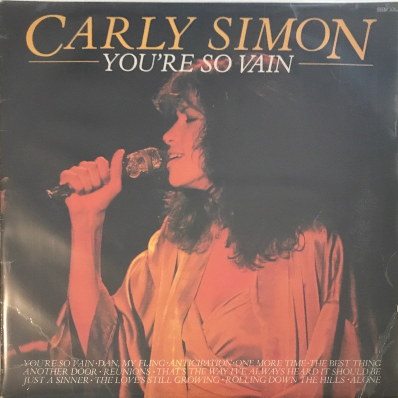 Carly Simon You're So Vain LP