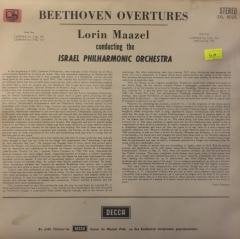 Beethoven  Lorin Maazel, Israel Philharmonic Orchestra ‎ Beethoven Overtures LP