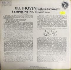 Beethoven, Wilhelm Furtwangler Conducting The RAI-Rome Orchestra ‎ Symphony No. 3 (Eroica) LP