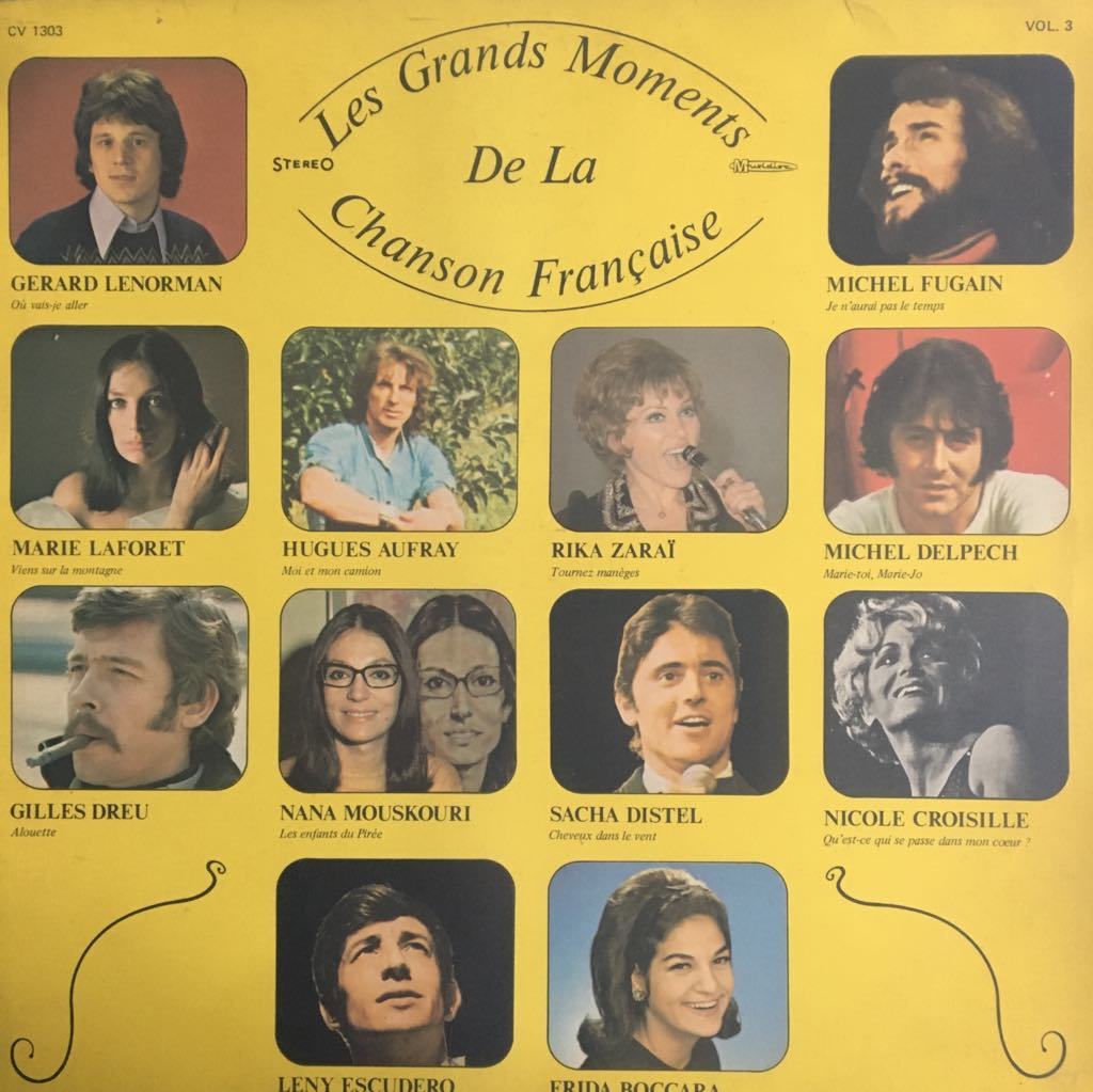 Les Grands Moments De La Chanson Francaise Vol.3 LP