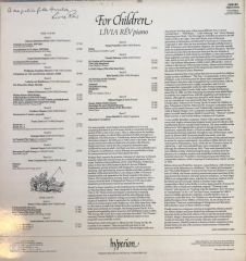 Livia Rev For Children LP