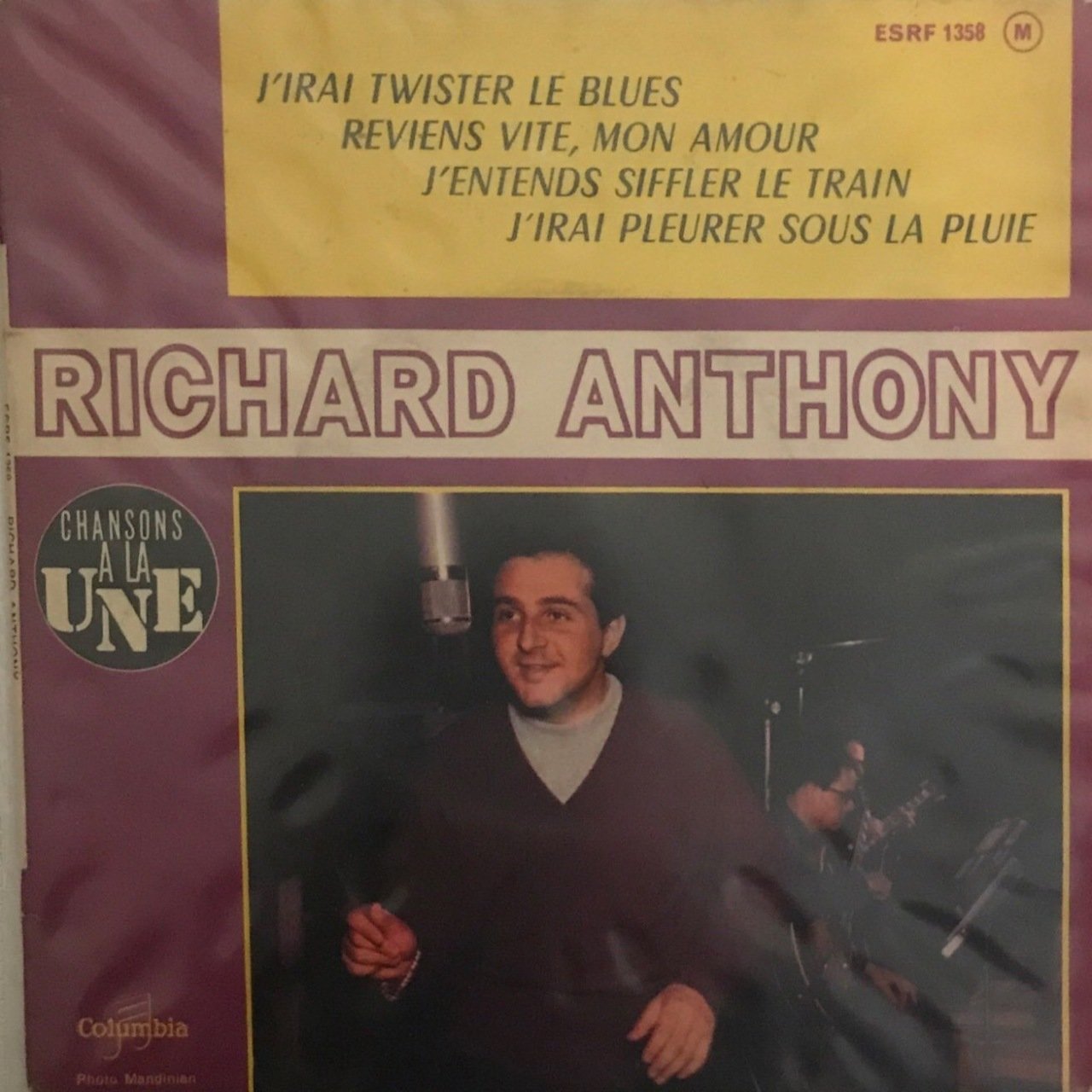 Richard Anthony J'irai Twister Le Blues 45lik