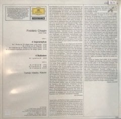 Frederic Chopin 4 Impromptus 4 Balladen Tamas Vasary LP