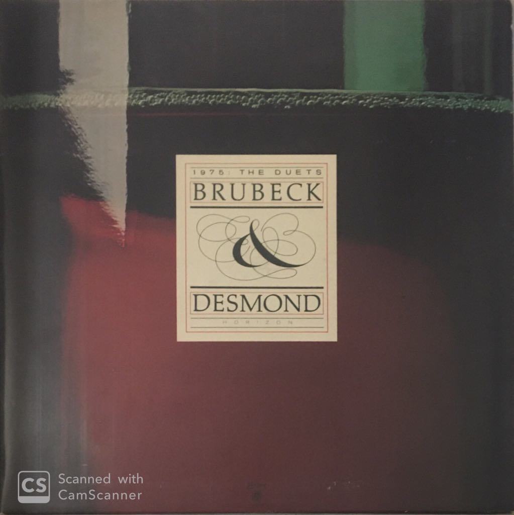 Dave Brubeck & Paul Desmond ''Brubeck and Desmond'' 1975 : The Duets LP