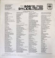 Bob Dylan The Times They Are A Changin' LP