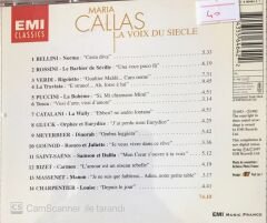 Maria Callas - La Voix Du Siecle CD