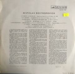 Mstislav Rostropovich J.S.Bach- A.Wilhelmj LP